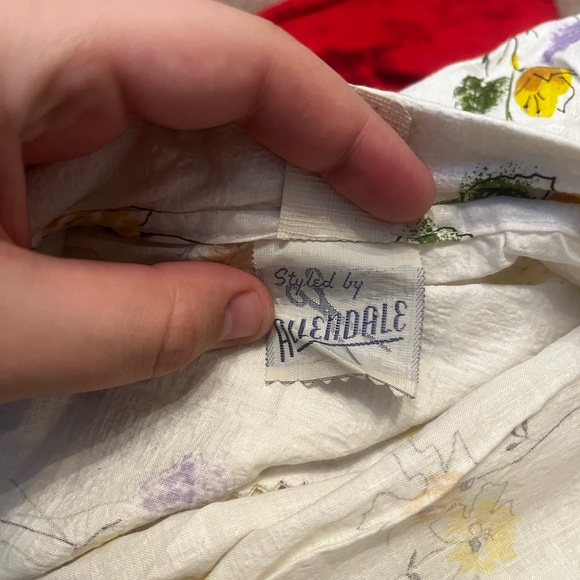 Vintage 50’s/60’s Deadstock Everglaze Cotton Allendale Fashion Fit & Flare Dress - Picture 8 of 8